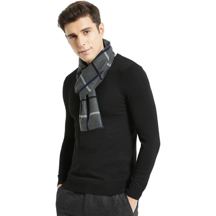 Deze Ryan kasjmier sjaal is het ultieme winter accessoire voor mannen. Zacht, warm en zeer elegant.