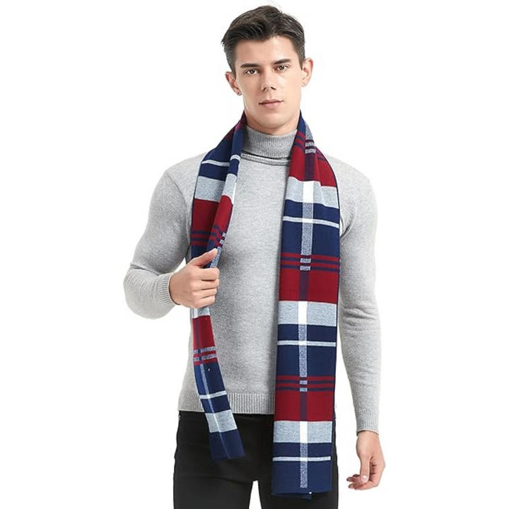Heren kasjmier sjaal in one size, ideaal voor de winter. Een elegant en warm accessoire voor elke man.
