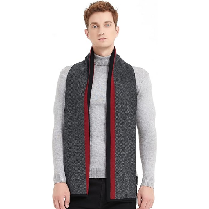Comfortabele kasjmier sjaal voor de moderne man. Luxe winter accessoire dat warmte garandeert.