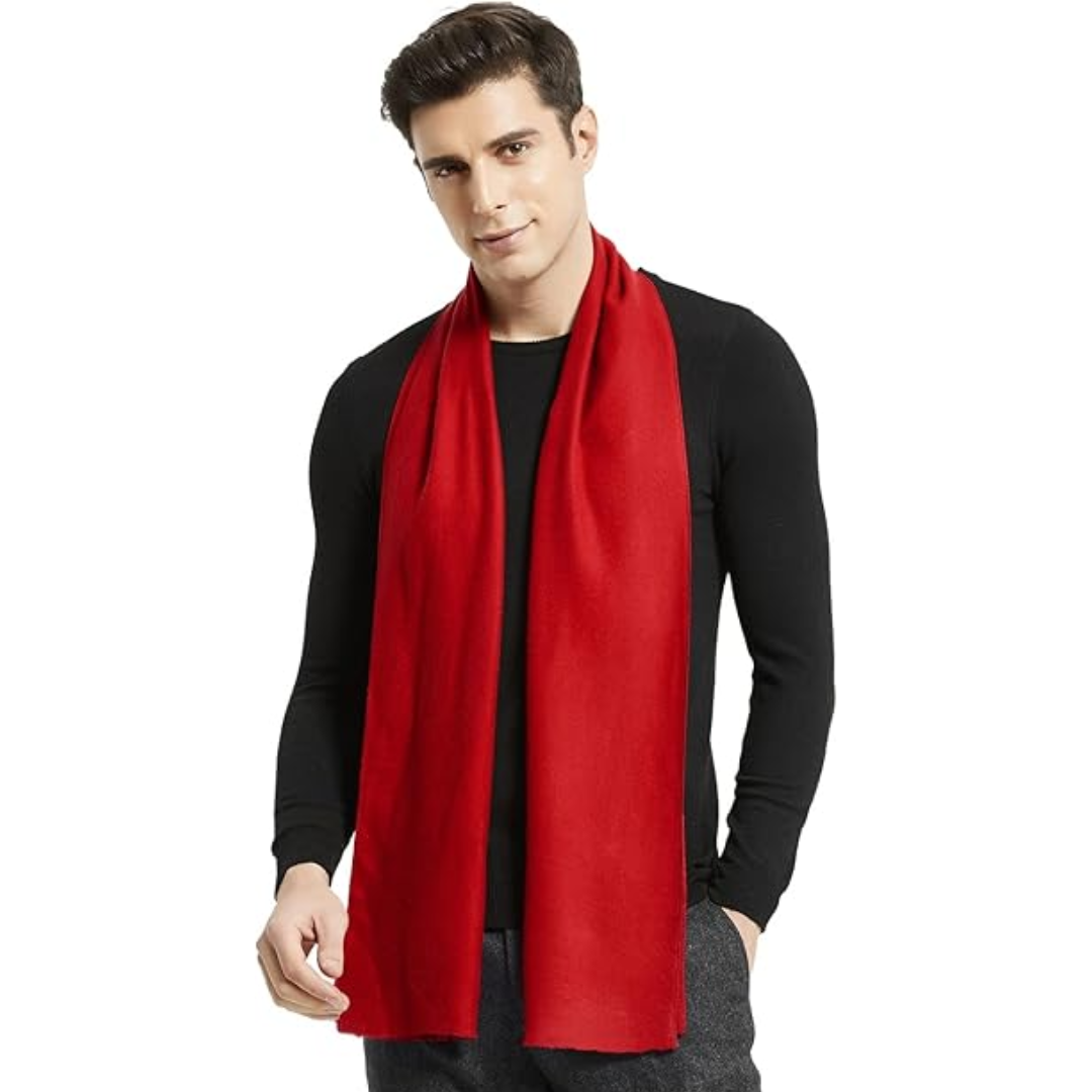 Ryan kasjmier winter sjaal, speciaal voor mannen. Een luxe en warm accessoire in één maat.