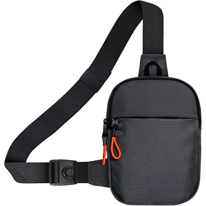 Compacte waterdichte CrossLite sling bag, ideaal voor outdoor avonturen & bescherming van je spullen.