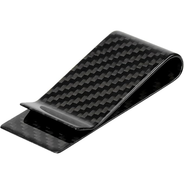 Compacte RVS kaartenhouder & geldclip set voor heren, een minimalistisch accessoire en ideaal cadeau.