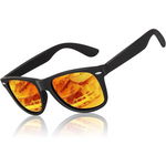 Matt Zwart Frame | Amber Scarlet Spiegelglas