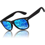 Matt Zwart Frame | IJsblauw Spiegelglas