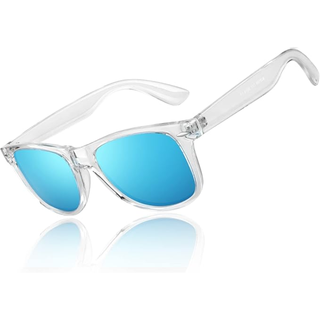 Stijlvolle unisex zonnebril met iconische jaren '80 retro design. Perfecte mode accessoire.