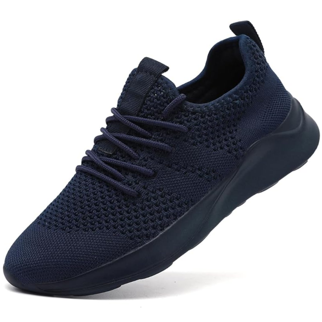 Bovenaanzicht Jesse dames sneakers, ademend mesh en vetersluiting. Perfect voor sport en vrije tijd.