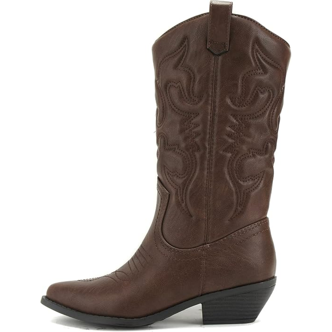 Casual en chique: dames westernlaarzen Gracia, puntige neus, modieus en veelzijdig.