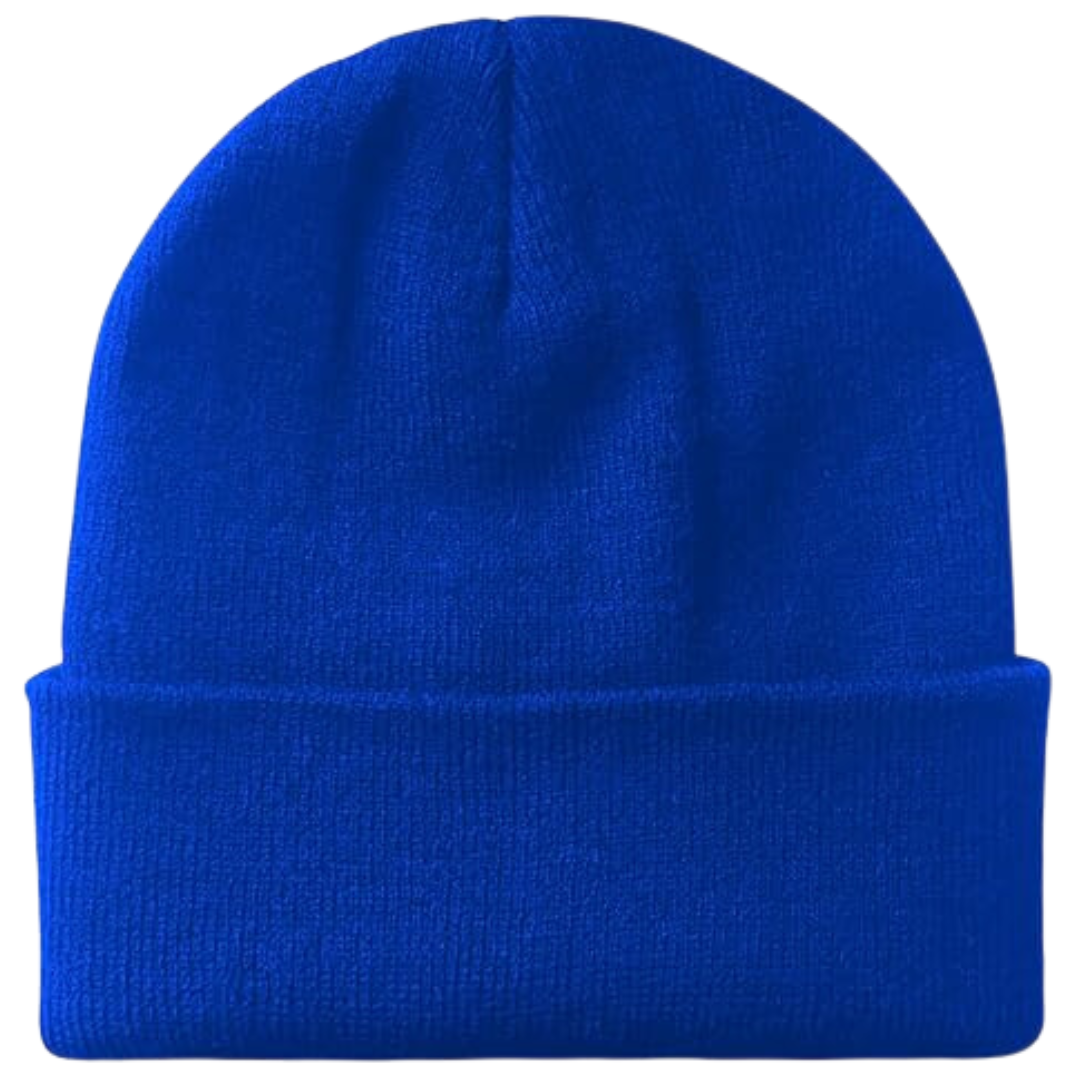 Unisex gebreide wintermuts CozyCap in een warme kleur, perfect voor koude winterdagen en outdoor activiteiten.