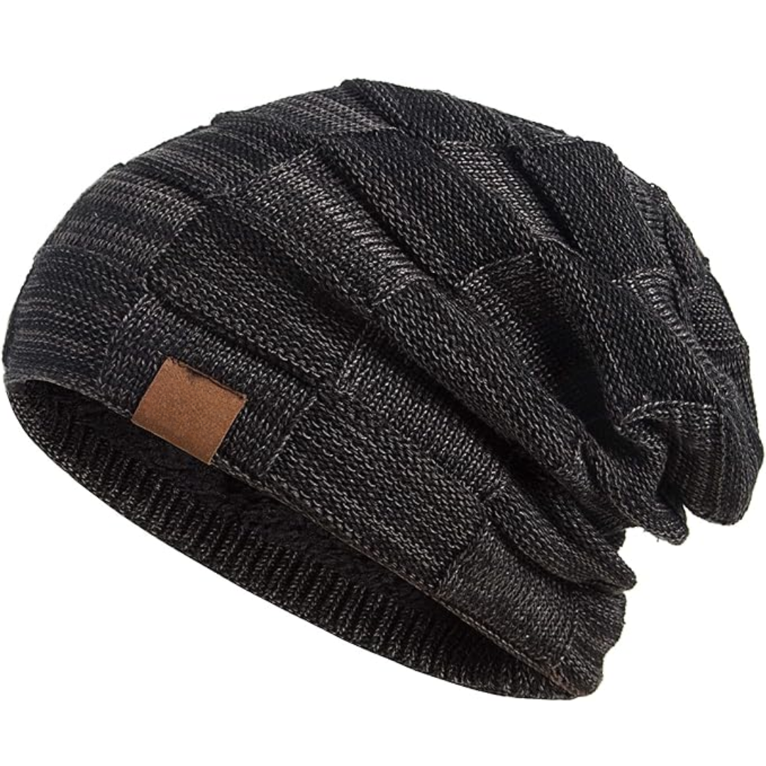 Veelzijdige gebreide beanie. Warme wintermuts die past bij elke unisex outfit, comfortabel en stijlvol.
