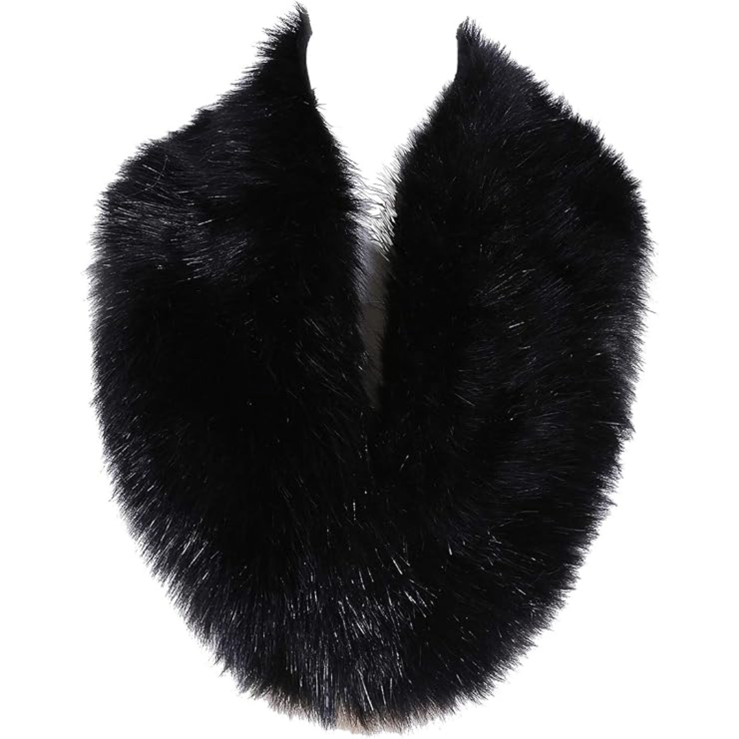 Modieuze dames nekwarmer Daisy in imitatiebont, een chique winteraccessoire voor elke outfit.