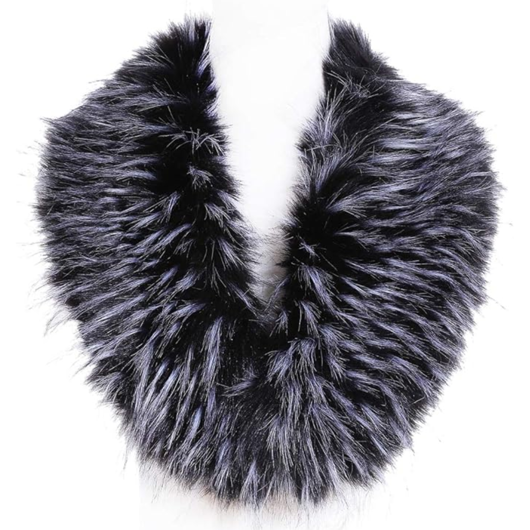 Comfortabele en luxe Daisy dames imitatiebont nekwarmer sjaal, warmte voor de koude winter.