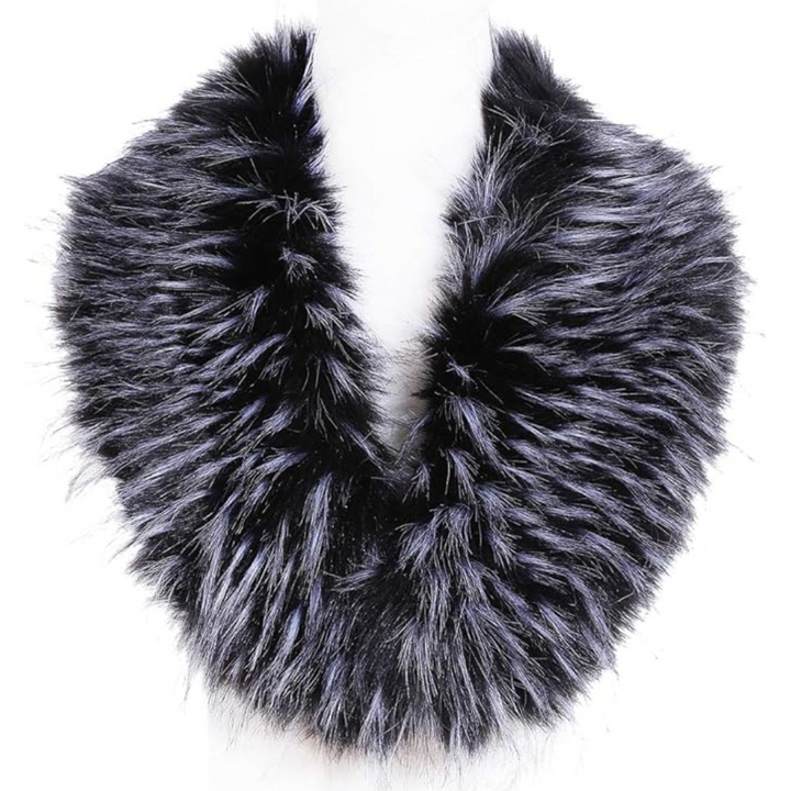 Comfortabele en luxe Daisy dames imitatiebont nekwarmer sjaal, warmte voor de koude winter.