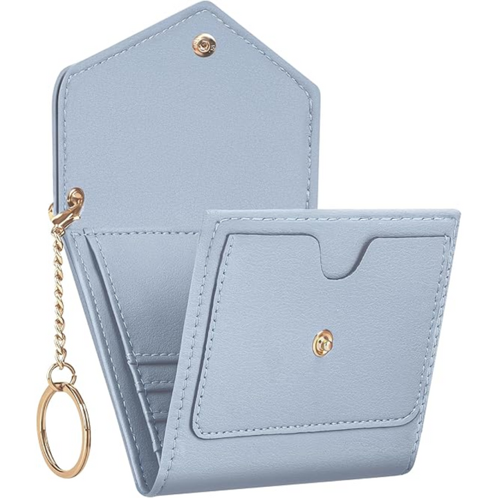 PU leer trifold dames portemonnee Nova met RFID-blokkering. Een veilige, compacte kaarthouder.