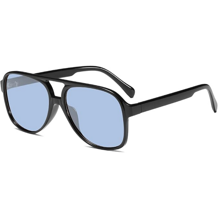 Trendy retro aviator zonnebril "Indy". Unisex 70s mode eyewear met UV400 bescherming. Perfecte accessoires.
