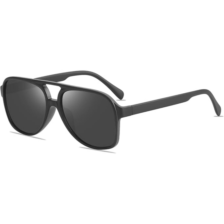 Vintage 70s aviator zonnebril, unisex. Stijlvolle retro look en UV400 bescherming voor elke gelegenheid.