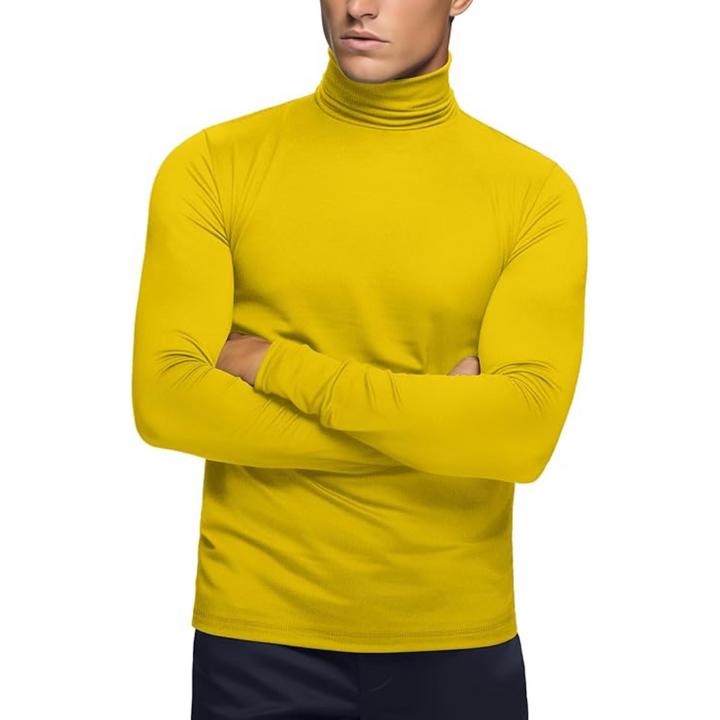 Donkergrijze thermo coltrui Paul voor heren, veelzijdige baselayer voor elke winteroutfit.
