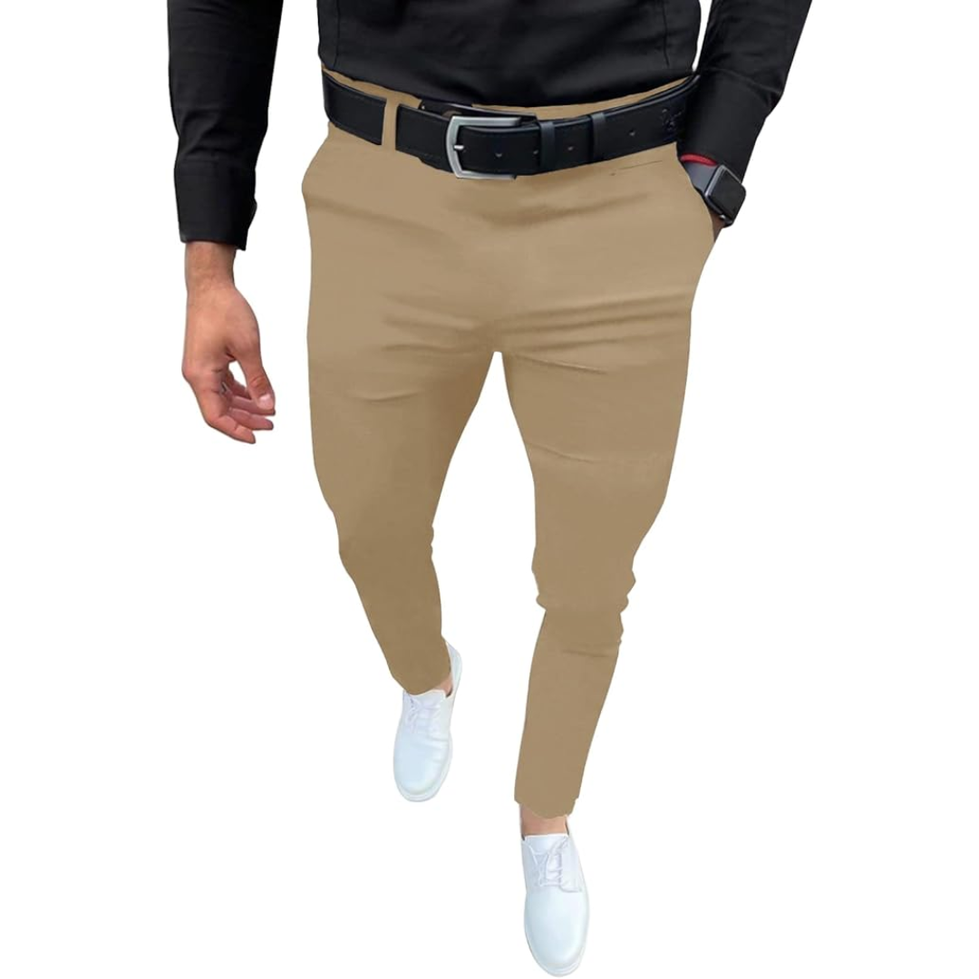 Moderne heren Evert slim fit pantalon in een tijdloze kleur, perfect voor elke outfit.