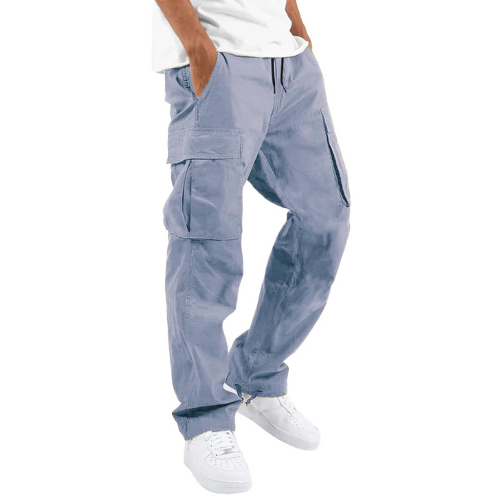 Zachte katoenen heren cargo joggers Arno. Maximaal comfort voor dagelijks gebruik of sportief.
