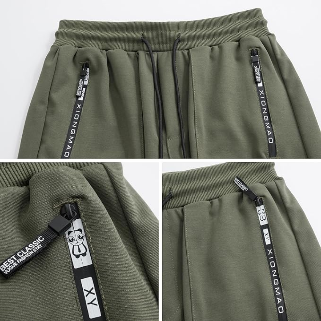 Multi-pocket heren tactische techwear joggingbroek Robert, comfortabel en stijlvol voor elke man.