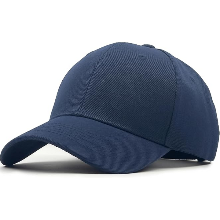 Zijaanzicht van Alex heren baseball pet, verstelbaar voor een perfecte pasvorm.