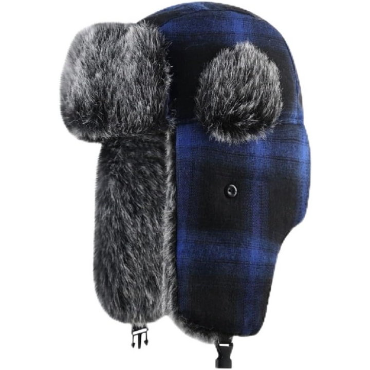 Unisex trapper wintermuts Sasha met warme imitatiebontvoering. Ideaal voor koudebescherming en wintersport. [[lstfy-media:1]]