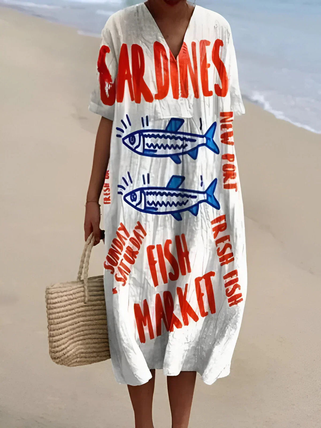 Veelzijdige geruite midi jurk voor dames, mouwloos en comfortabel voor warme zomerdagen.