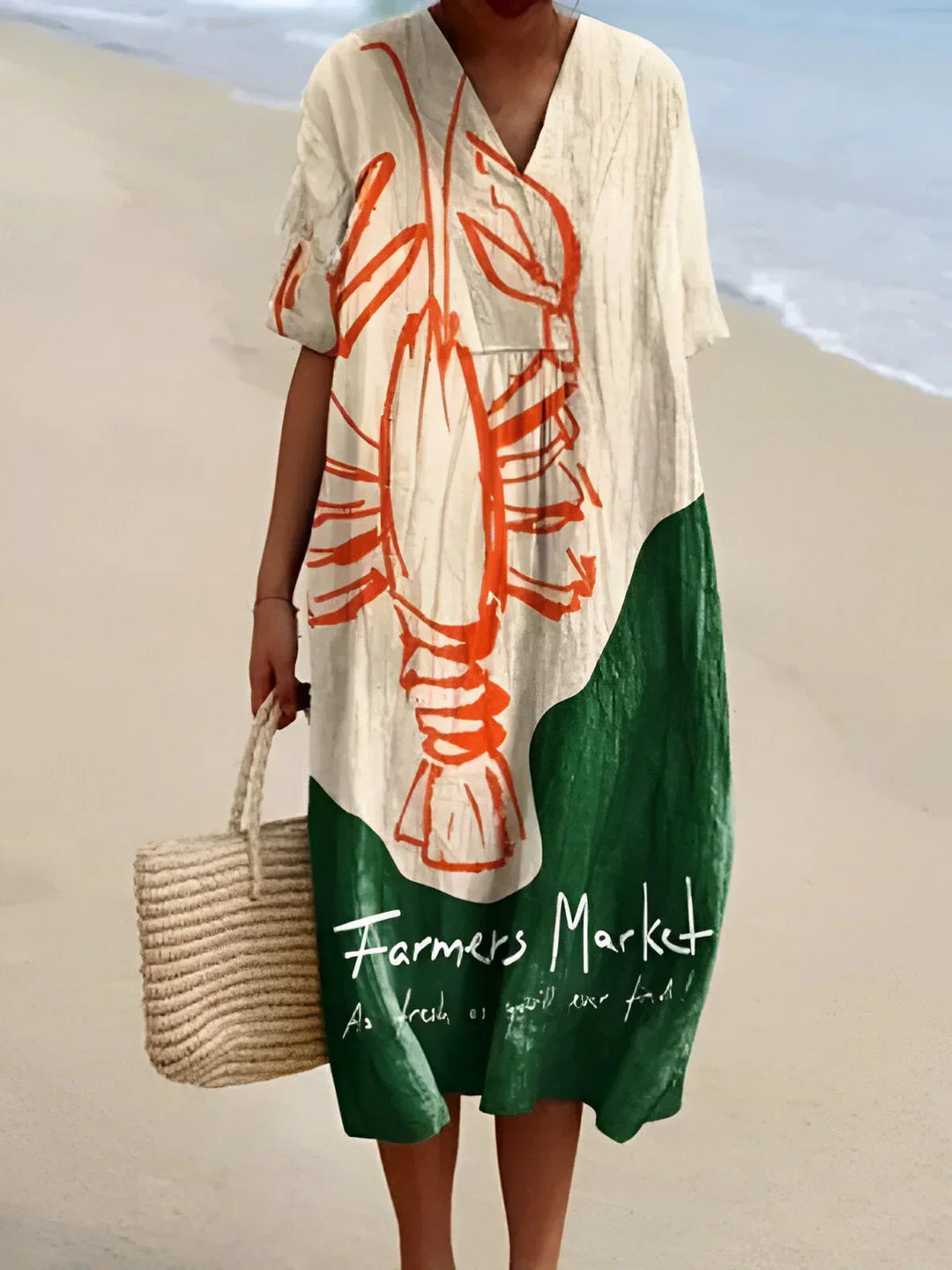 Luchtige dames zomerjurk met ruitpatroon, mouwloos en midi-lengte voor een casual look.
