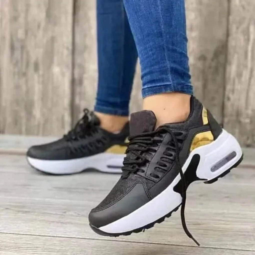 Ademende comfortschoenen met flexibele zool en brede pasvorm, perfect voor de hele dag.