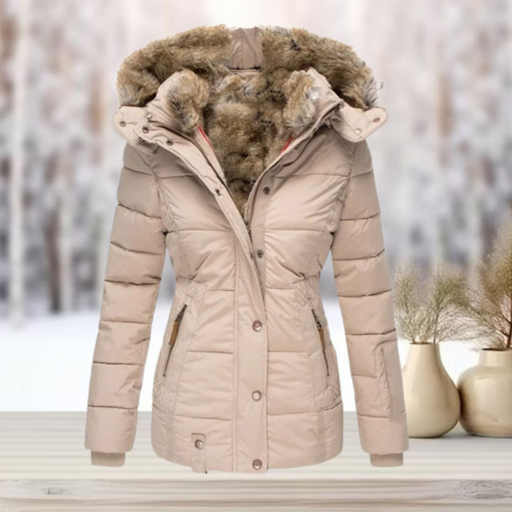 Elegante dames pufferjas winter, comfortabel en chic, ideaal voor de koude dagen.