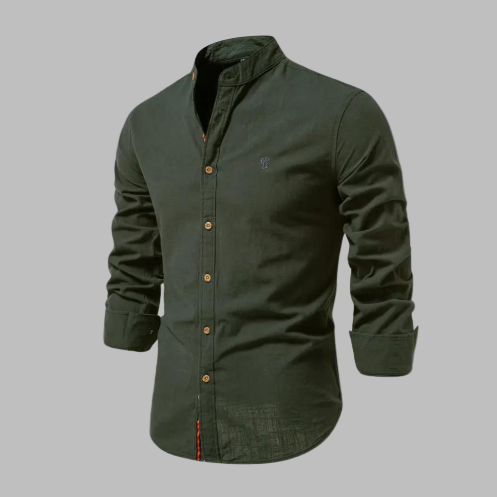 Heren stijlvol poloshirt met lange mouwen, slim fit, ideaal voor een trendy casual look.
