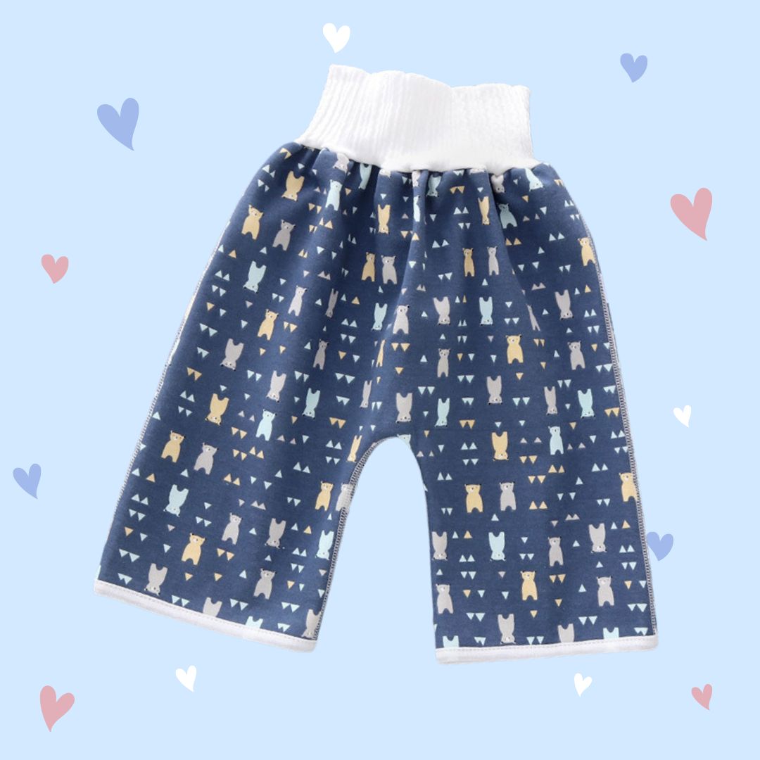 Herbruikbaar anti-bedplas trainingsbroekje voor kinderen, ideaal voor zindelijkheidstraining en droge nachten.