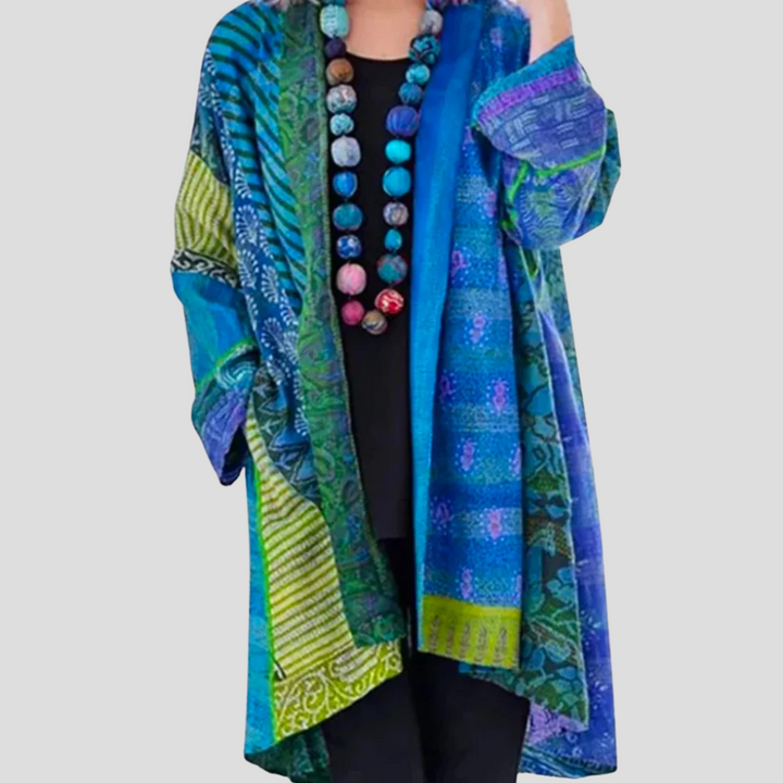 Stijlvol dames cardigan, een elegant open vest met lange mouwen voor een comfortabele, gelaagde look, perfect voor damesmode.
