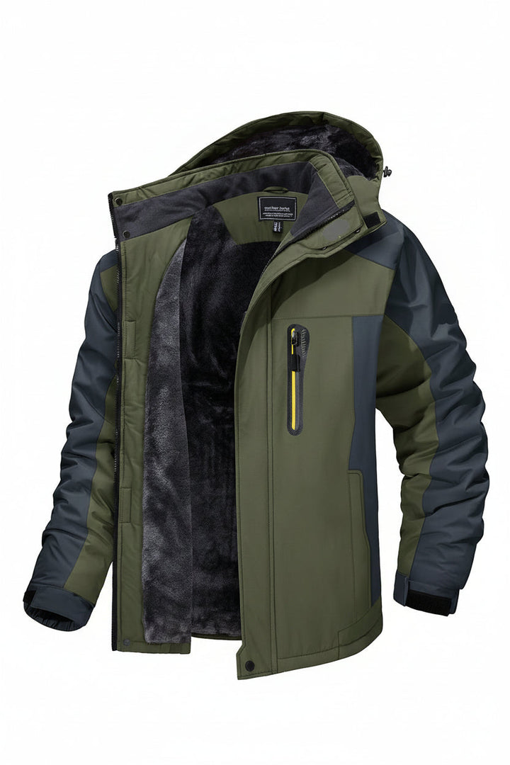 Allround heren winterjas Aidan. Comfortabel, warm en stijlvol, geschikt voor elke gelegenheid in de winter.