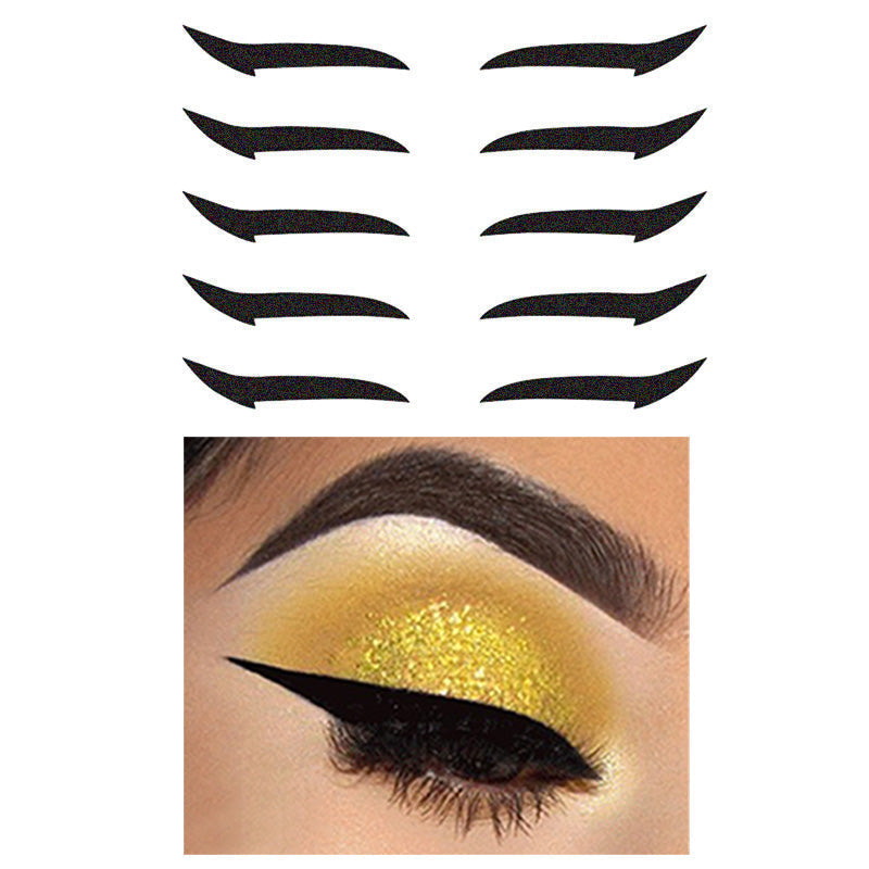 Dames make-up stickers voor een snelle, perfecte cat-eye oogmake-up; waterproof.