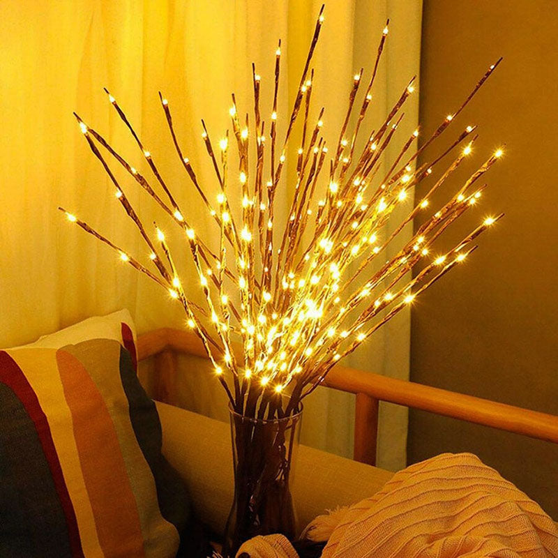 Moderne LED bloemenlamp, energiezuinig en sfeervol design.