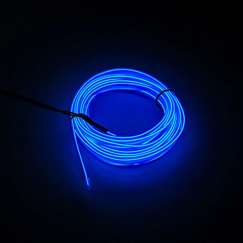 USB-aangedreven neon LED verlichting voor auto interieur, flexibele strips voor sfeervolle tuning.