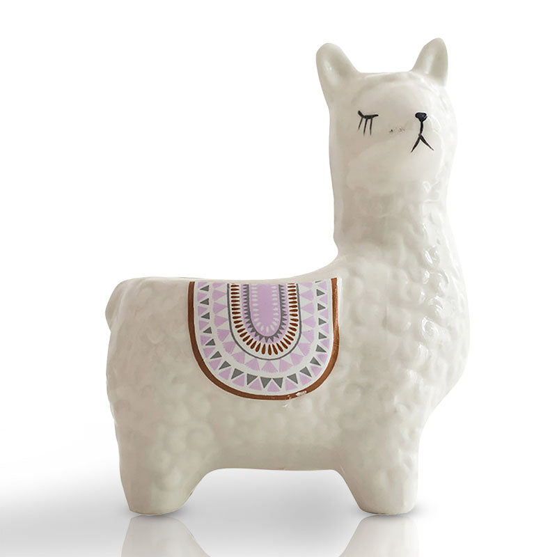 Handgemaakte alpaca bloempot, ideaal voor planten en interieurdecoratie.