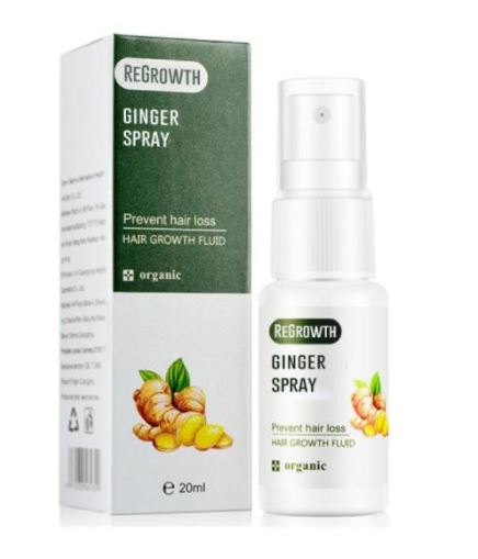 Gember Haargroeispray: de natuurlijke formule voor dikker haar. Effectief bij haaruitval en voor hoofdhuidverzorging.