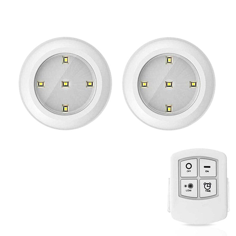 Afstandsbediening van de slimme dimbare LED lamp, toont diverse instellingen voor draadloze verlichting.