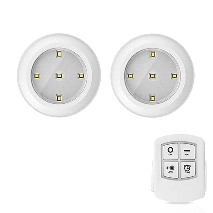 Afstandsbediening van de slimme dimbare LED lamp, toont diverse instellingen voor draadloze verlichting.