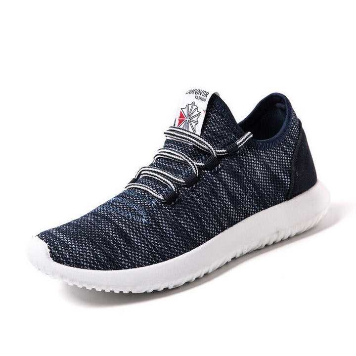 Ademende grijze heren sneakers, lichtgewicht en ideaal voor warmere dagen.