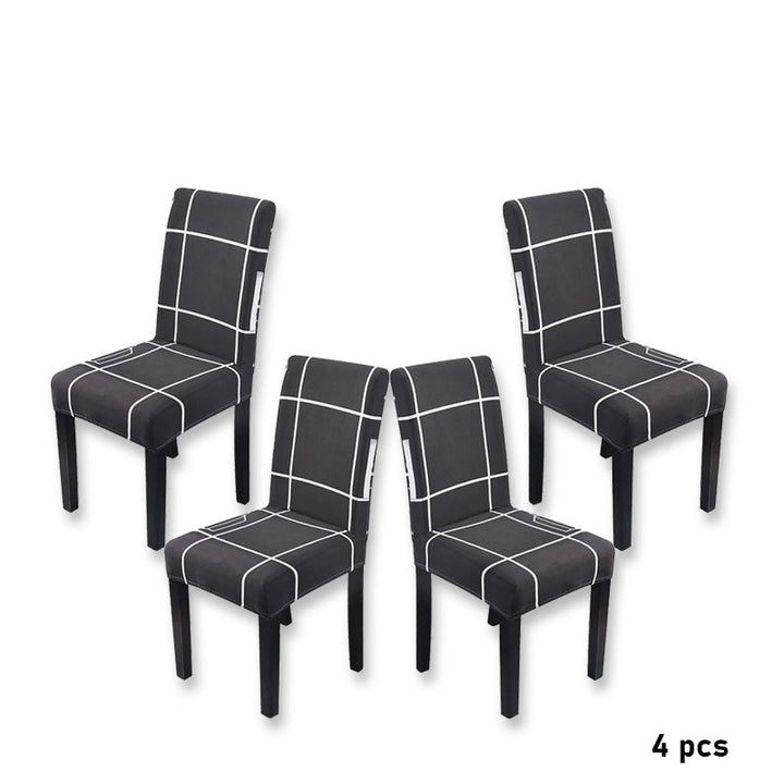 Duurzame stoelhoes, wasbaar en elastisch, biedt langdurige bescherming voor uw eetkamerstoelen.