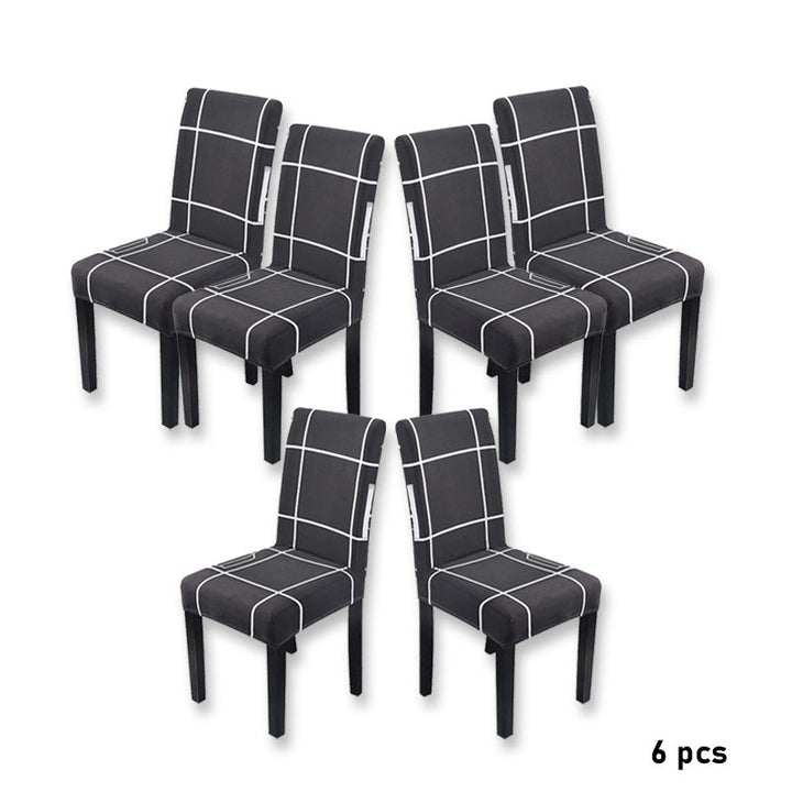 Transformeer eetkamerstoelen met deze stijlvolle, elastische stoelhoes; snelle interieur update.