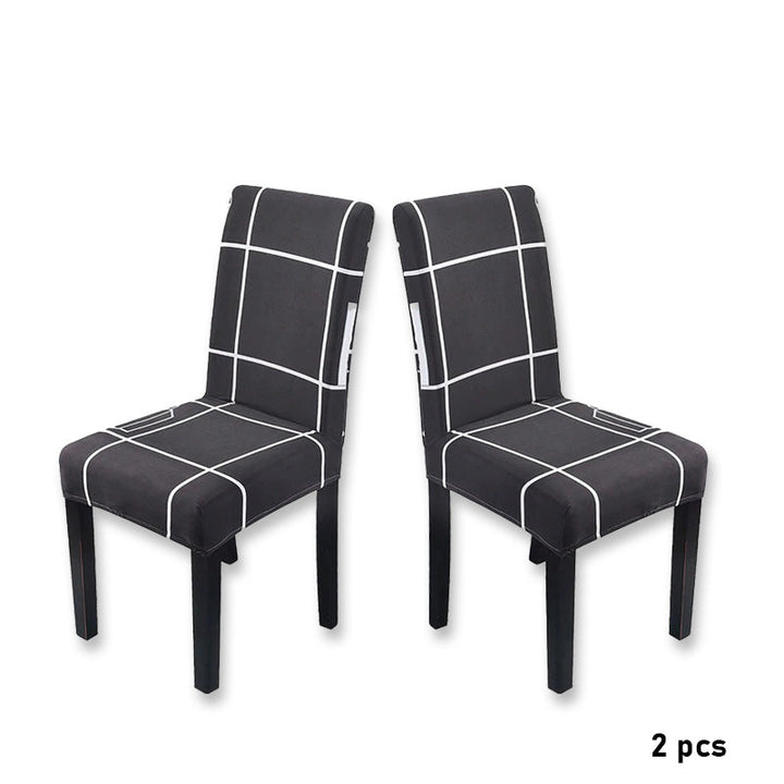 Frisse blauwe stoelhoes voor eetkamerstoel; vernieuwt direct uw eetkamer met moderne look.