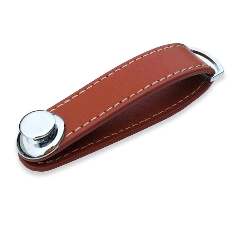 Geordende sleutels binnen handbereik met deze stijlvolle leren organizer, ideaal voor drukke dagen.