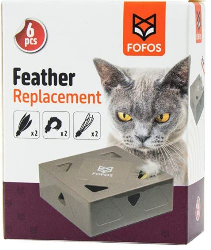 Leuk interactief kattenspeelgoed met veer. Perfect om het jachtinstinct van uw huisdier te activeren.