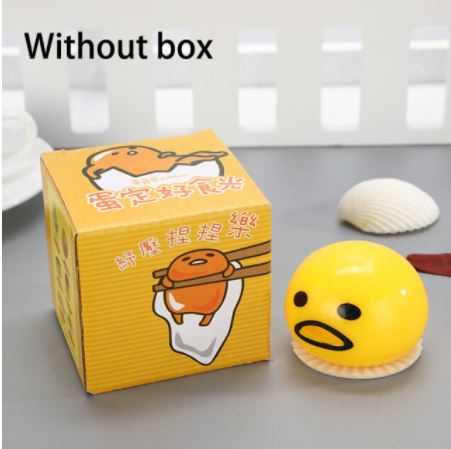 Vrolijk kinderspeelgoed: een grappig stressbal ei, perfect voor ontspanning en speels vermaak bij kinderen.