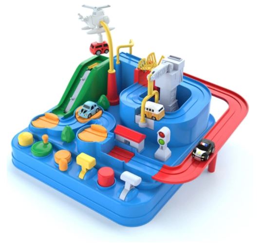 Perfect kindercadeau: interactief auto avontuur speelgoed voor urenlang schermvrij en leerzaam speelplezier.