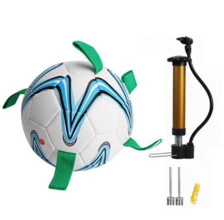 Honden voetbal speelgoed; interactieve drijfbal voor spel & training van uw hond. Duurzaam TPU nylon.