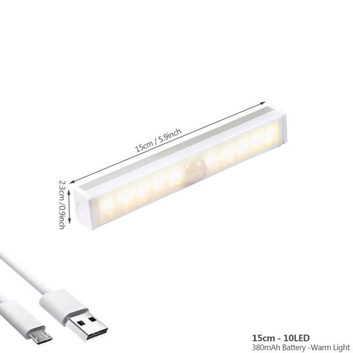 Oplaadbaar LED nachtlicht met bewegingssensor voor de kinderkamer.